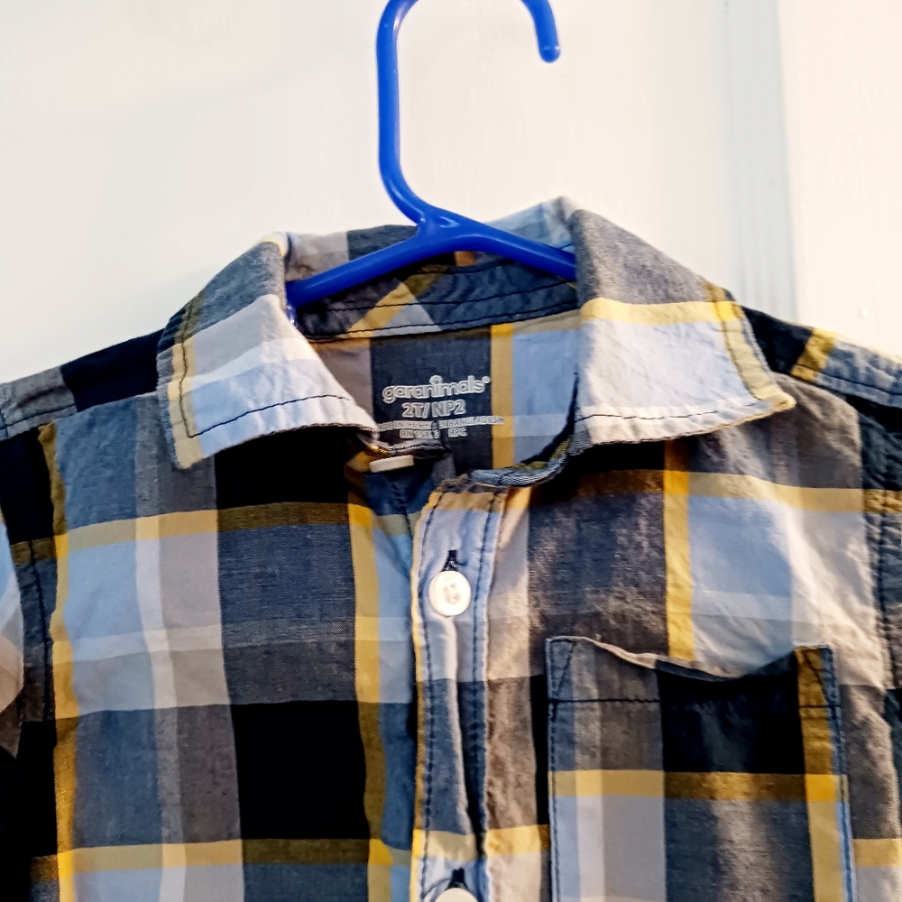 2 Button Down Collar Shirts SZ 2T EUC - Picture 4 of 4